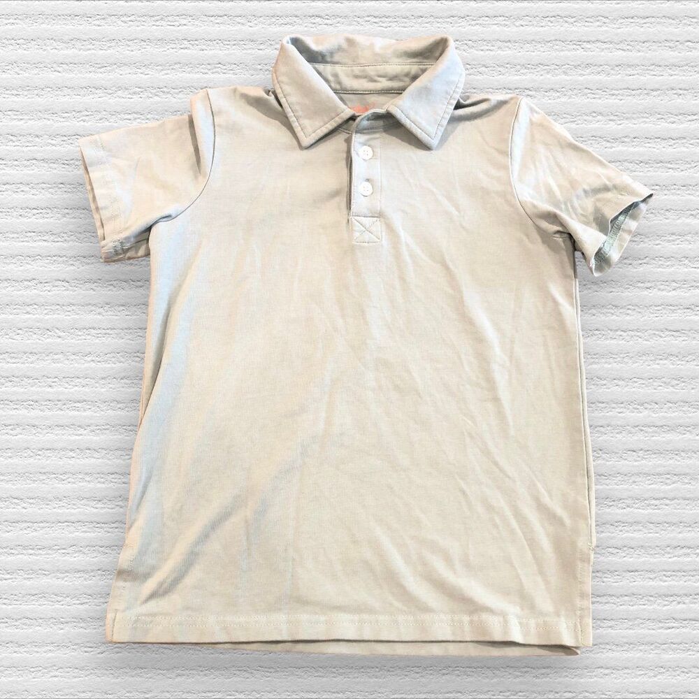 Serendipity by Shrimp & Grits Kids Med (8) Blue Green Boys Polo Classic Preppy